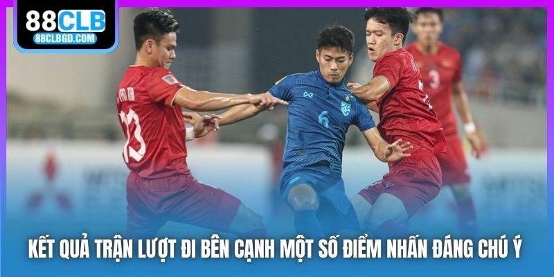 Kết quả trận lượt đi bên cạnh một số điểm nhấn đáng chú ý